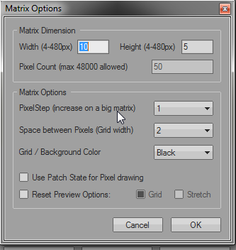 Matrix Options