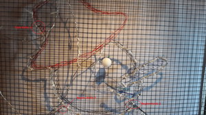 Start und Ende Kette 1, Anfang Kette 2
